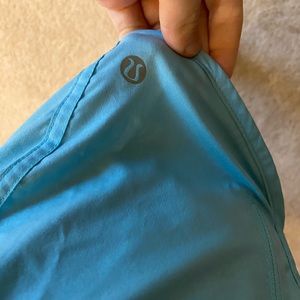 Lululemon teal tracker shorts